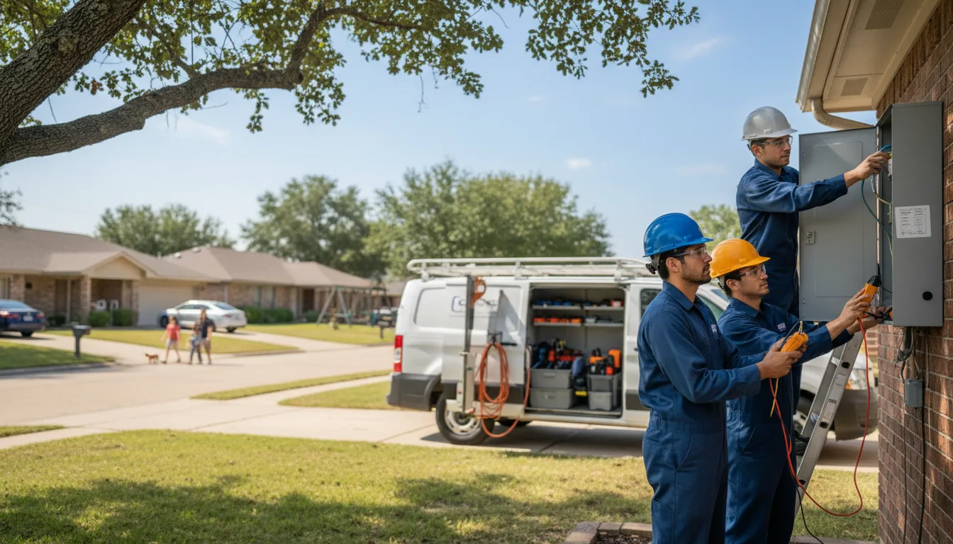 Certified electrician providing emergency electrical services in Grovertown, IN